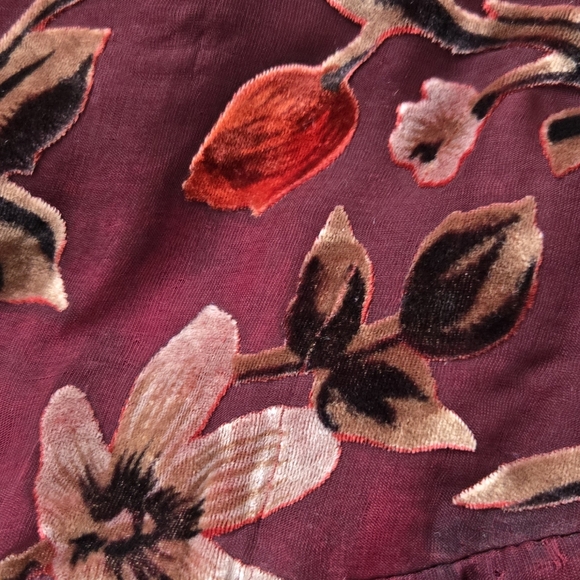 Floral Velvet Shoulder Bag - Picture 10 of 14